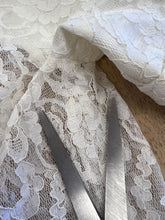 60s Floral Lace Wedding Mini Dress