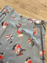 1940s Novelty Print Beach Pajamas