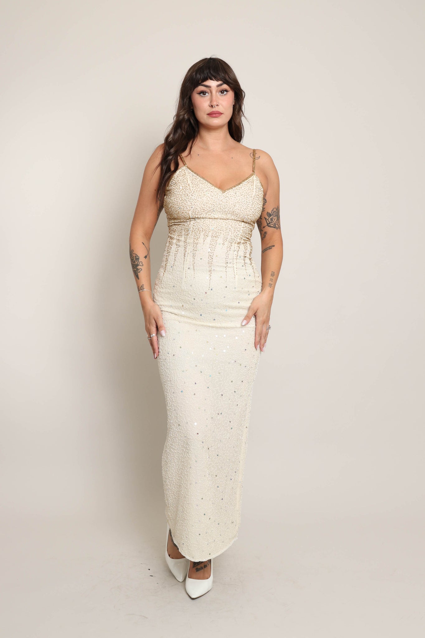 90s Beaded Silk Dress 90s Beaded Silk Dress