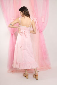 ❤️ 70s Pink Prairie Dress