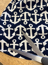 70s Anchor Print Mini Dress