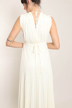 70s Pleated Grecian Dress
