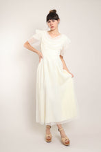 70s Draped Chiffon Dress