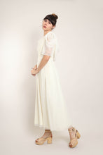 70s Draped Chiffon Dress