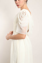 70s Draped Chiffon Dress