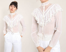 70s Gunne Sax Victorian Shirt