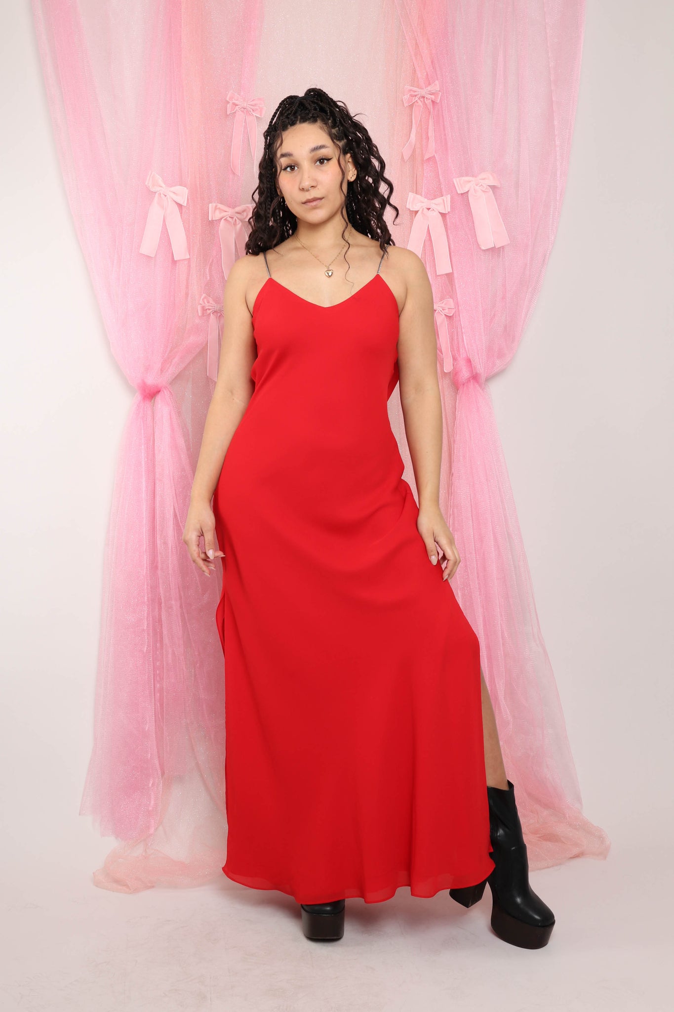 90s Draped Open Back Dress 90s Draped Open Back Dress