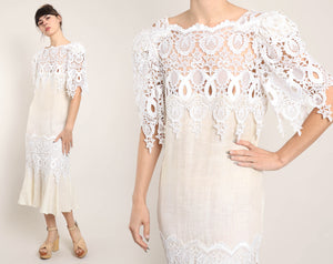 80s Capriccio Edwardian Dress