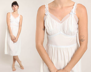 50s Something Blue Slip Dress