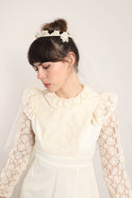 60s Beaded Crown Veil