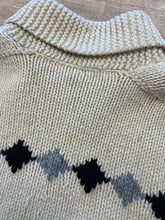 60s Horse Print Cowichan Sweater