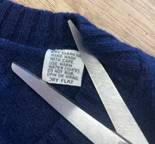 1980s Blue Argyle Sweater Vest