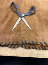 90s Suede Blazer With Contrast Whip Stitching