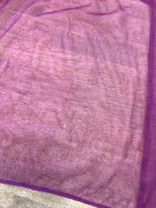 70s Purple Peignoir Set