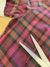 50s Plaid Dress With Collar