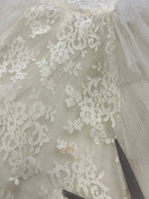 50s Lace & Tiered Chiffon Wedding Dress