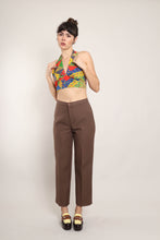 80s Brown Polyester Pants