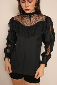 70s Rodeo Witch Blouse - S