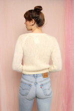 ❤️ 60s Pink Argyle Mohair Sweater