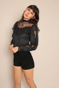 70s Rodeo Witch Blouse - S