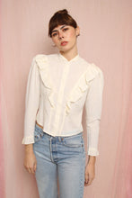 ❤️ 70s Heart Button Edwardian Blouse