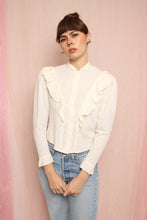 ❤️ 70s Heart Button Edwardian Blouse