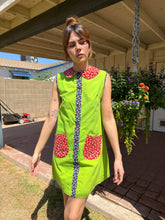 70s Strawberry Print House Dress