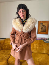 70s Penny Lane Jacket With Fur Collar