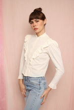 ❤️ 70s Heart Button Edwardian Blouse