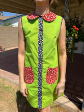 70s Strawberry Print House Dress