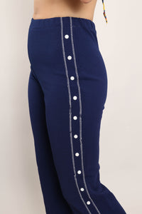 70s Side Button Pants