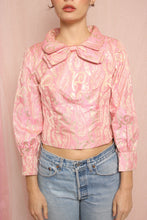 ❤️ 50s Pat Sandler Brocade Blouse