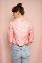 ❤️ 50s Pat Sandler Brocade Blouse