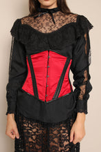 90s Stormy Leather Witch Corset - L