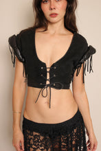 80s Leatherette Witch Vest