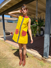 70s Strawberry Print House Dress
