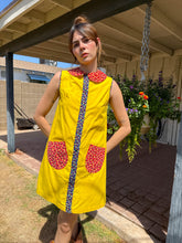70s Strawberry Print House Dress