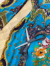 60s Bell Sleeve Chiffon Dress