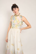 70s Butterfly Botanical Dress