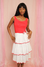 ❤️ 60s Red Rose Dress