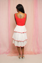 ❤️ 60s Red Rose Dress