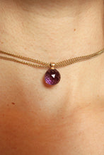 Natural Amethyst Faceted Pendant