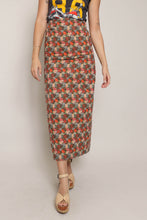 70s Quilted Maxi Skirt