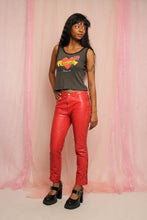 ❤️ 80s Leatherette Lace Up Pants