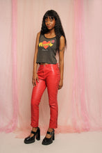 ❤️ 80s Leatherette Lace Up Pants