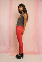 ❤️ 80s Leatherette Lace Up Pants