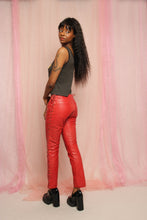 ❤️ 80s Leatherette Lace Up Pants