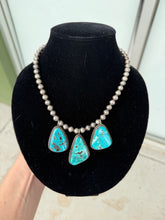 70s Turquoise Sterling Silver Necklace