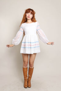 70s Babydoll Mini Dress