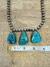 70s Turquoise Sterling Silver Necklace